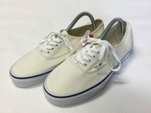 VANS AUTHENTIC 定番 クラシック 白 生成り US7.5 (25.5cm) アメリカ企画限定!! バンズ オーセンティック バンズ