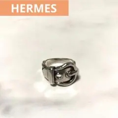 HERMES ブックルセリエベルトモチーフリングヴィンテージ 925 11号