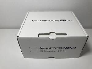 新品 未使用　au UQ Speed Wi-Fi HOME 5G L13 ホームルーター SIMフリー 残債なし UQ wimax ZTE ZTR02 43