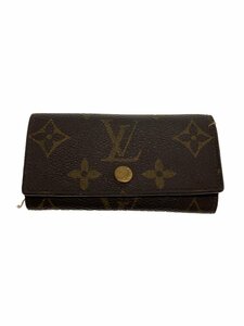 LOUIS VUITTON◆ミュルティクレ4_モノグラム・キャンバス_BRW/-/BRW/レディース