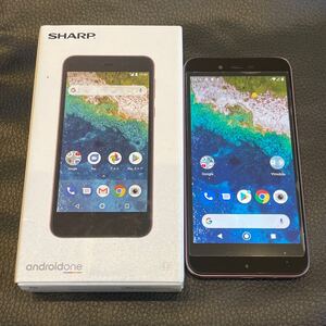 1円スタート 動作確認済み Android One S3-SH スマートフォン スマホ 32GB 利用制限◯ 初期化済み 31461