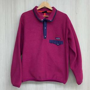 Patagonia パタゴニア フリース ボタン プルオーバー【M】ピンク系 ポリエステル メンズ インナー