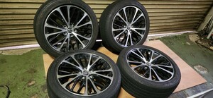 美品 AXVH70 カムリ 純正 18インチ　235/45R18 中古　セット　　HV WS アルミホイール ENKEI レザーパッケージ 　G