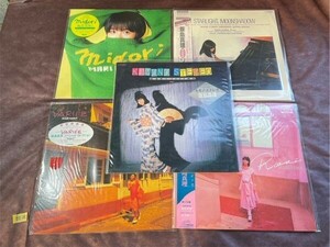 DI35S 飯島真理 レコード LP midori KIMONO STEREO ロゼ STARLIGHT MOONSHADOW VARIEE 5枚セット 帯付き 帯なし 美版