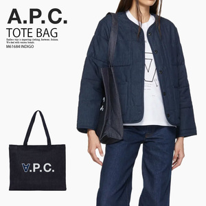 ■新品■A.P.C. アーペーセー DANIELA 2.0 SHOPPING BAG ダニエラ 2.0 ショッピング■トートバッグ 手提げバッグ■INDIGO■M61684