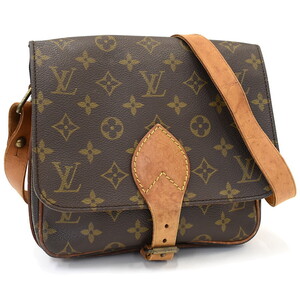 1円 ◆定価13万 LOUIS VUITTON ルイヴィトン ショルダーバッグ カルトシエールMM M51253 モノグラム◆E.Cse.tI-10