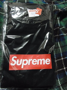 【未使用品】14SS Box Logo Tee 20th Anniversary S Black 20周年 ボックスロゴ Tシャツ 黒 Sサイズ シュプリーム