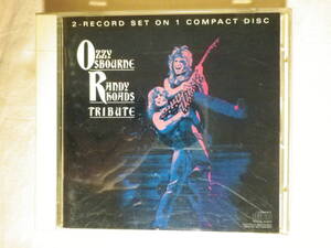 『Ozzy Osbourne/Tribute(1987)』(初期盤,1987年発売,42DP-733,廃盤,国内盤,歌詞付,Randy Rhoads,Crazy Train,Mr. Crowley,Iron Man)