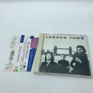 ウイングス / LONDON TOWN WINGS ロンドン・タウン ポール・マッカートニー CD 帯付き 東芝EMI 国内版