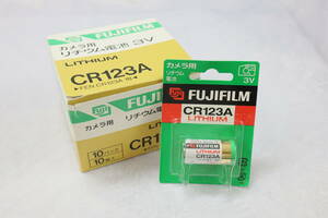 ★未使用新品★　フジフィルム カメラ用　リチウム電池 CR123A×10個パック＋1個　元箱付き