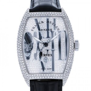 フランク・ミュラー FRANCK MULLER トノウカーベックス ゴシック アロンジェ 8880SCDTGOTHDCD 全面ダイヤ文字盤 中古 腕時計 メンズ