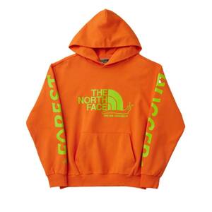 The North Face × Online Ceramics Pull Over Hoodie Red Orangeザ ノース フェイス×オンライン セラミックス コラボパーカー M海外限定