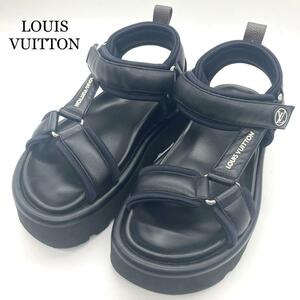 【極美品】 LOUIS VUITTON プールピロー スポーツサンダル 厚底