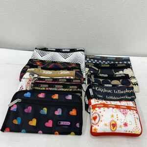 □44−1929 【卸売】 LeSportsac レスポートサック おまとめ レディース ポーチ 小物入れ マルチケース 通帳ケース エコバッグ 大量