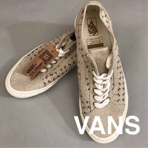 【新品未使用】【タグ付き】バンズ VANS ECOTHEORY オールドスクール テパードチェッカー 紐 ローカット LOW メンズ ベージュ 28.0cm @★