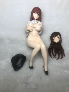 1/7中古フィギュア、+改造用頭出し替えパーツ（アダルトフィギュア、箱なし、保存良好、良質輸入品