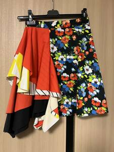 処分価格！未使用品 MSGM 花柄フレアスカート IT40