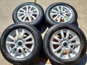 ZACK 6J-15インチ ET53 114.3-5H スタッドレスセット ゼトロ 195/65R15 2015年製 ノア ヴォクシー エスクァイア ステップワゴン