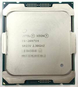 Intel CPU XEON E5-2697 V4 ×1枚 2.30GHz SR2JV 18コア ソケット FCLGA2011 サーバー用 BIOS起動確認【中古品】【送料無料】