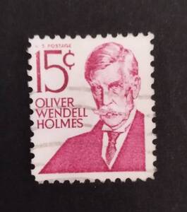 世界の人物切手 （アメリカ合衆国）Oliver Wendell Holmes　1968-03-08　発行 