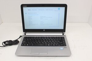 現状 ProBook 430 G3 第6世代 Core i3 6100U/8GB/13.3インチ/Wi-Fi/USB3.0/HDMI端子/Win8モデル☆