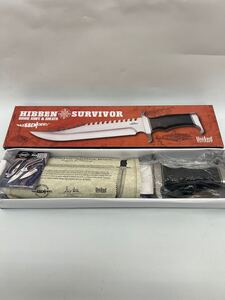 HIBBEN ギル　ヒブン　ボウイナイフ Survivor Bowie レザーシース付き GH5026 アウトドア　サバイバル