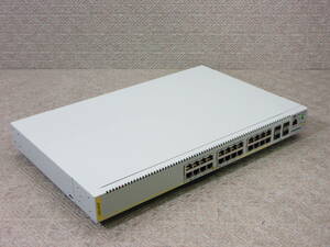 Allied Telesis L2スイッチ CentreCOM AT-x230-28GP (最新ファームウェア x230-5.5.3-2.1.rel) 初期化済み No.T631