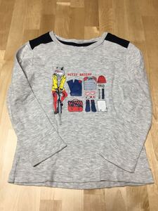 キッズプチバトー男の子用長袖Tシャツ1143