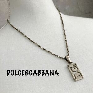 DOLCE&GABBANA ドルチェ&ガッバーナ　ネックレス　ドルガバ　アクセサリー　プレートネックレス