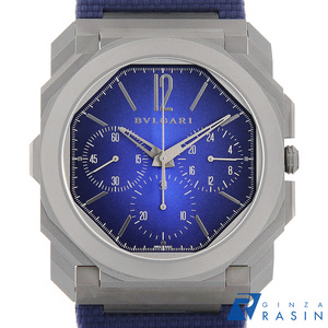 ブルガリ オクト フィニッシモ クロノグラフ GMT 103889 中古 メンズ 腕時計