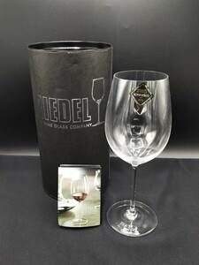 ☆未使用! リーデル RIEDEL ソムリエ 4400/00 ボルドー グラン クリュ sommeliers ハンドメイド 筆記体 刻印 チューブ缶 クリスタルガラス 