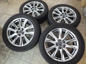 M 送料無料 美品 マツダ CX-8 純正 19 5H114.3 7J+45 225/55R19 トーヨー プロクセス CX-5 CX-60 マツダ6 純正戻し 車検