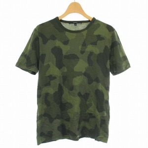 グッチ GUCCI Tシャツ カットソー 半袖 カモフラ 迷彩柄 コットン XS カーキ 256052 /TK メンズ