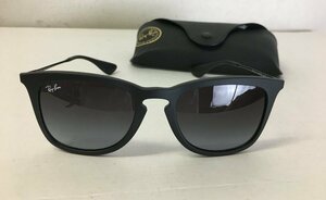 ◆RayBan レイバン 美品 ブラック RB4221-F 622/8G 52□19 3N サングラス 黒 ケース完備 RB 4221