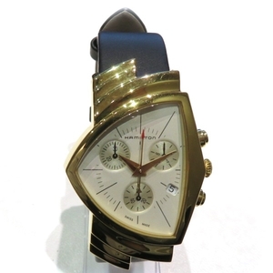 ハミルトン ベンチュラ H24422751 クォーツ 時計 腕時計 メンズ 美品☆0202