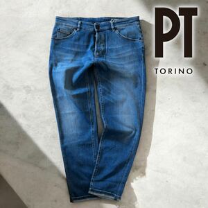 PT TORINO メンズ デニム ストレッチ テーパード 35 ジーンズ デニムパンツ