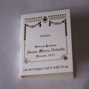 サンタマリアノヴェッラ/FRESIA/パヒューム/2ml/非売品