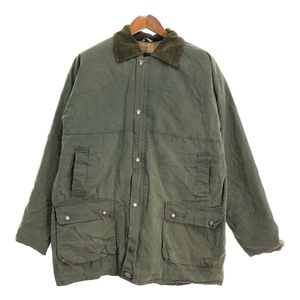 イングランド製 Dickies ディッキーズ オイルドジャケット グリーン (メンズ XL) 中古 古着 Q9514