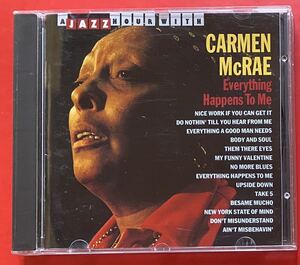 【CD】[24]送料無料 CARMEN McRAE「EVERYTHING HAPPENS TO ME」カーメン・マクレエ 輸入盤 [09240269]