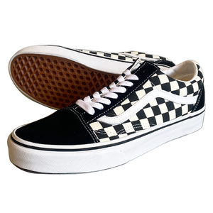 格安 VANS バンズ UA OLD SKOOLオールドスクールBLK/WHITEチェッカー柄 27.0cm 新品未使用