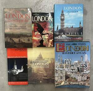 w0903-3.洋書まとめセット/LONDON/ロンドン/ディスプレイ/小物/装飾/クラシック/ヴィンテージ/お洒落/天地タイトルページ蔵書印あり