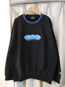 X-LARGE XLARGE エクストララージ GRAFFITI CREWNECK SWEAT 黒 クルーネック XLサイズ 人気商品 値下げしました！