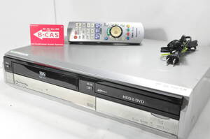 ★２番組同時録画★地デジ パナソニック DMR-XW40V VHS⇔DVD⇔HDD ダビOKビデオデッキ！リモ付 ダビ動作写真有♪