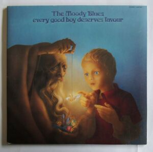 国内盤中古LP☆ムーディーブルース(MOODY BLUES)「童夢」 英詞ライナーつき☆帯はありません☆