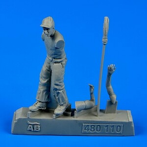 エアロボーナス 480110 1/48 U.S. Army aircraft mechanic WWII - Pacific theatre(汎用)