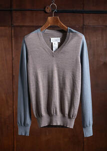 Maison Martin Margiela メゾンマルタンマルジェラ 14SS SLeeve Doking Knit ニット S 中古