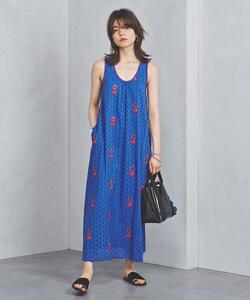 UNITED ARROWS☆ユナイテッドアローズ nimo ニモ エンブロイダリー ノースリーブワンピース