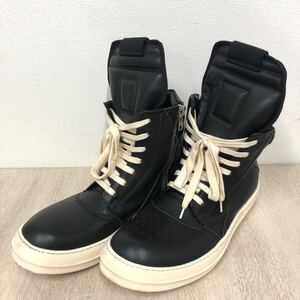 【Rick Owens】リックオウエンス★ハイカットスニーカー サイズ46 w152757 ブラック GEOBASKET 11