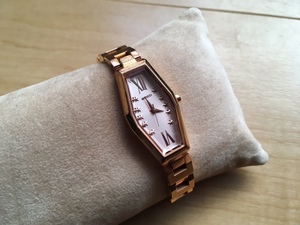 良品 良デザイン SEIKO セイコー WIRED ワイヤード ゴールドカラー 1N01-0PT0 純正ブレス クオーツ レディース 腕時計