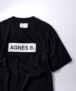 「agnes b.」 半袖Tシャツ L ブラック メンズ